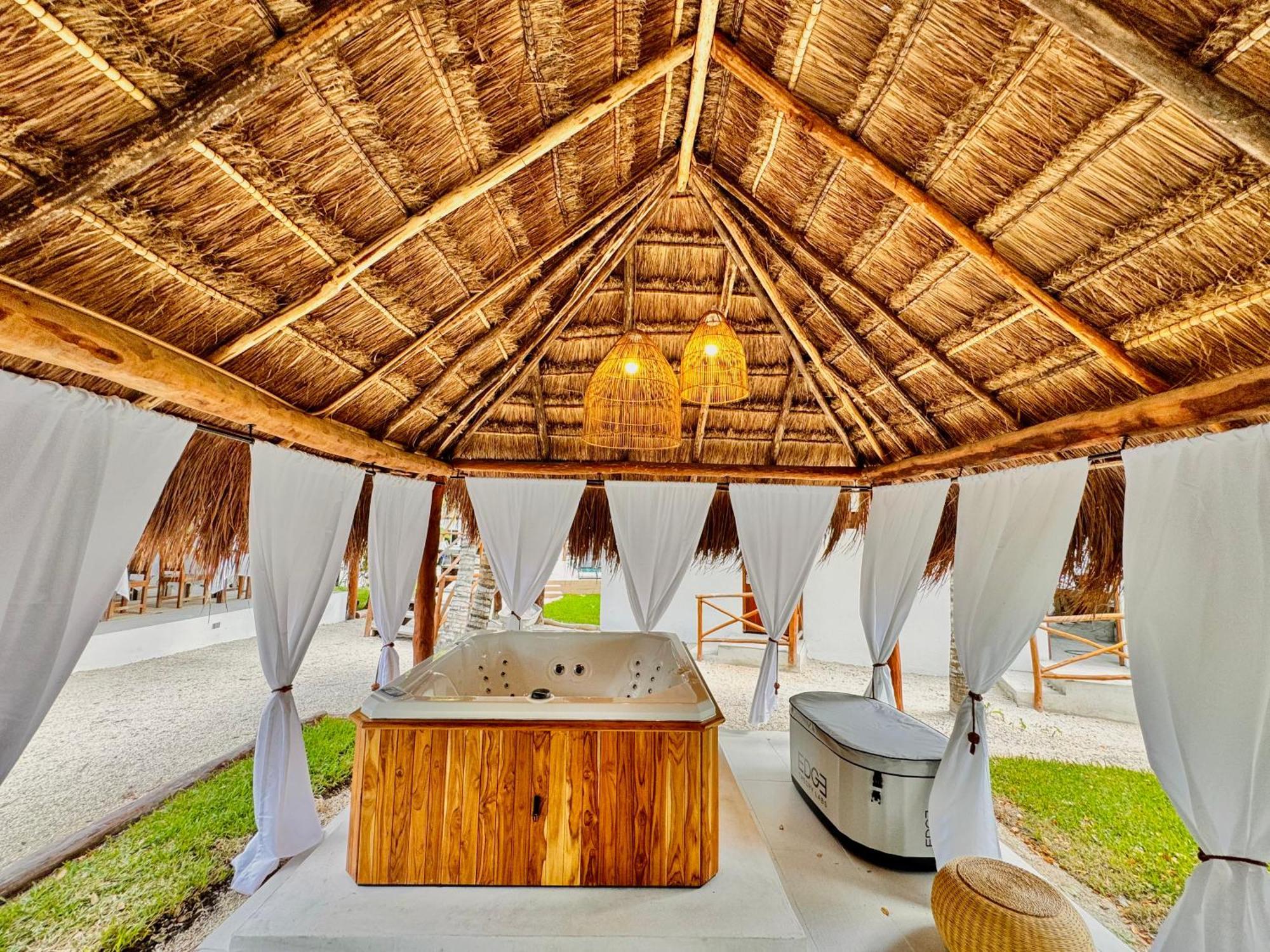 Hotel La Albarina Bacalar Exterior foto