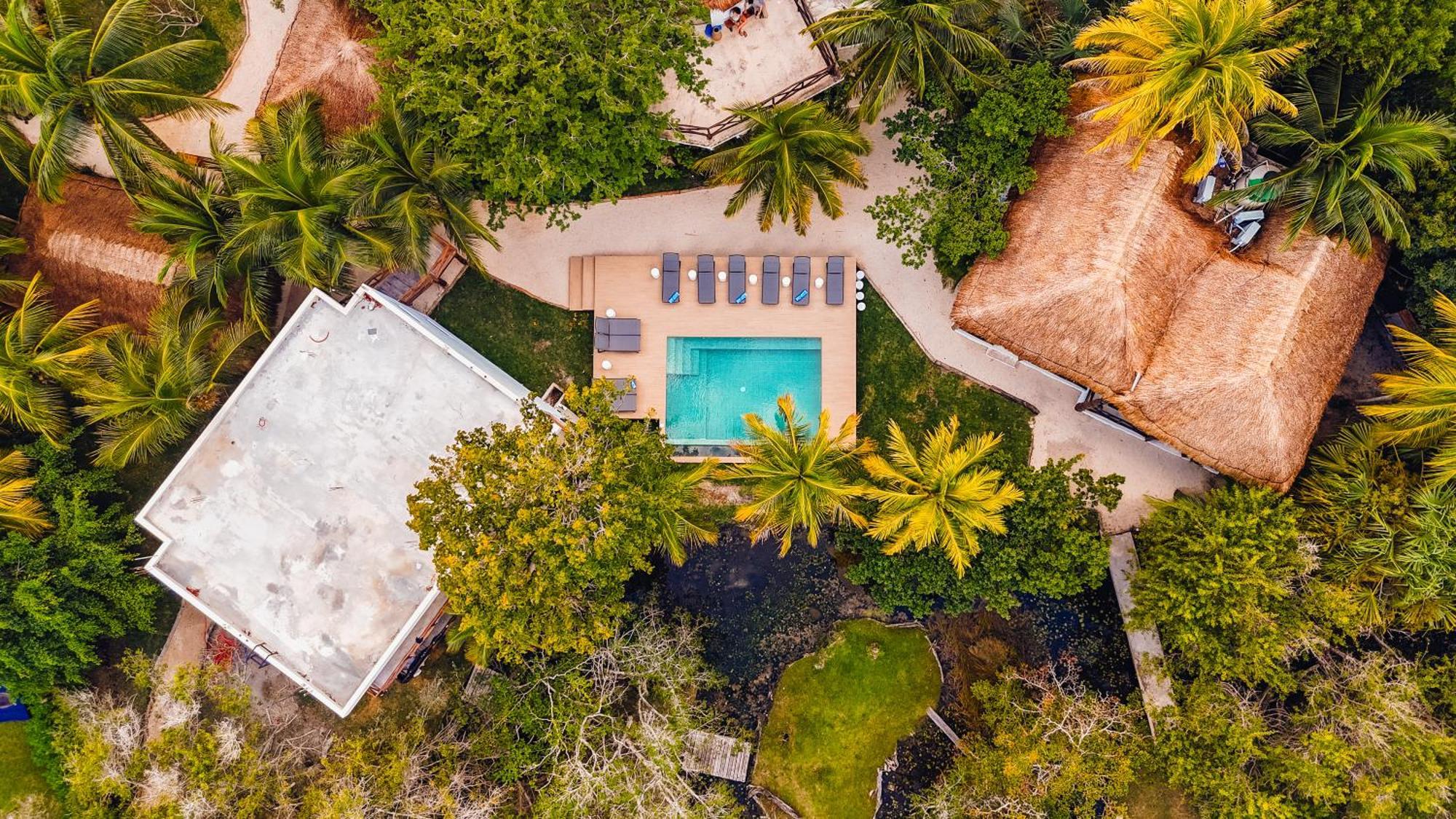 Hotel La Albarina Bacalar Exterior foto