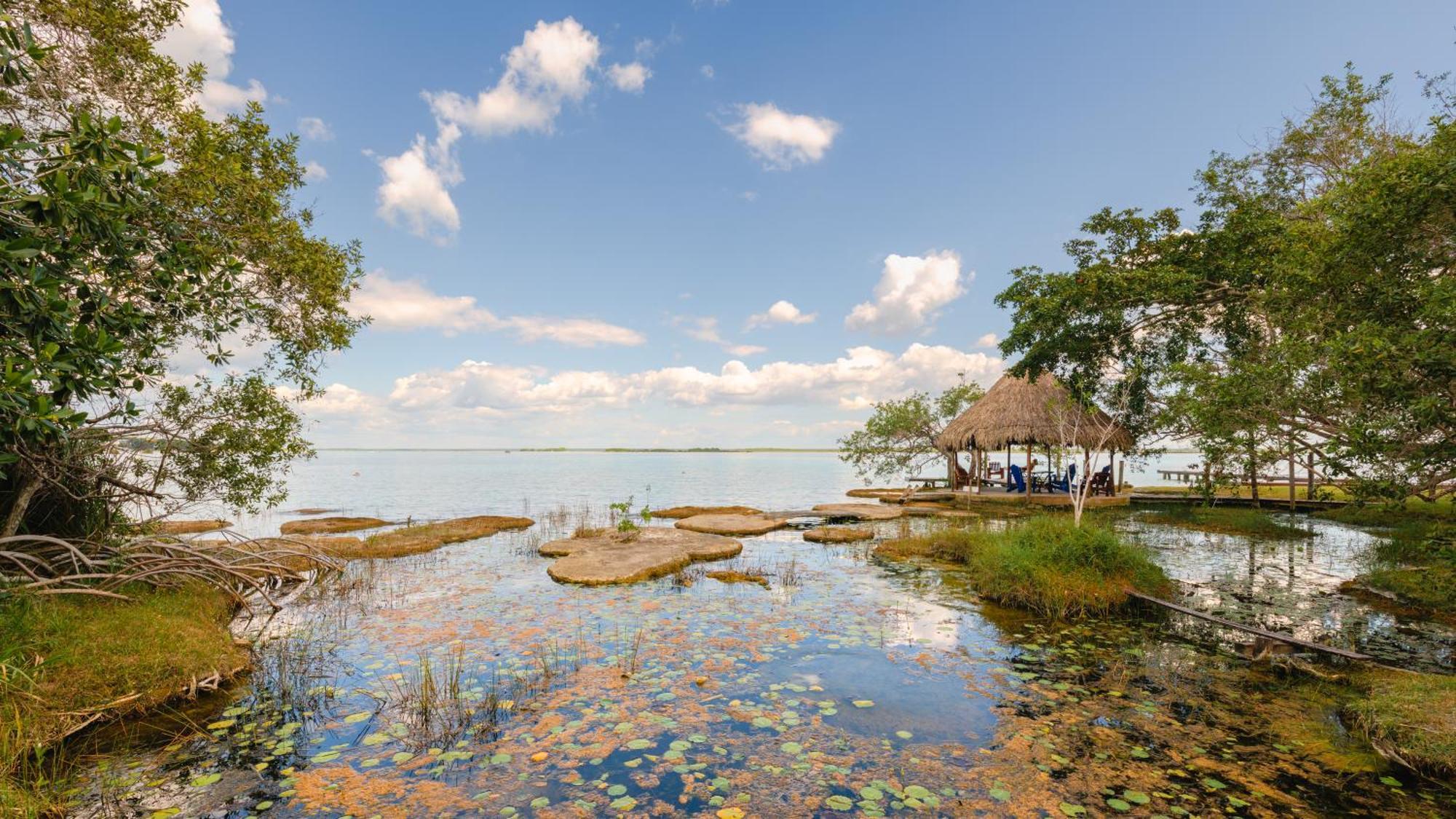 Hotel La Albarina Bacalar Exterior foto