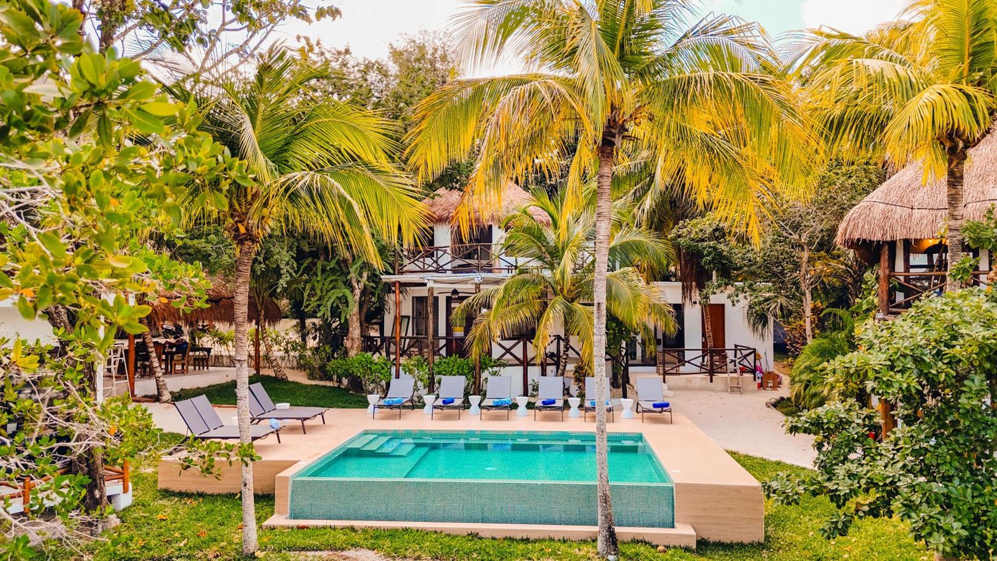 Hotel La Albarina Bacalar Exterior foto