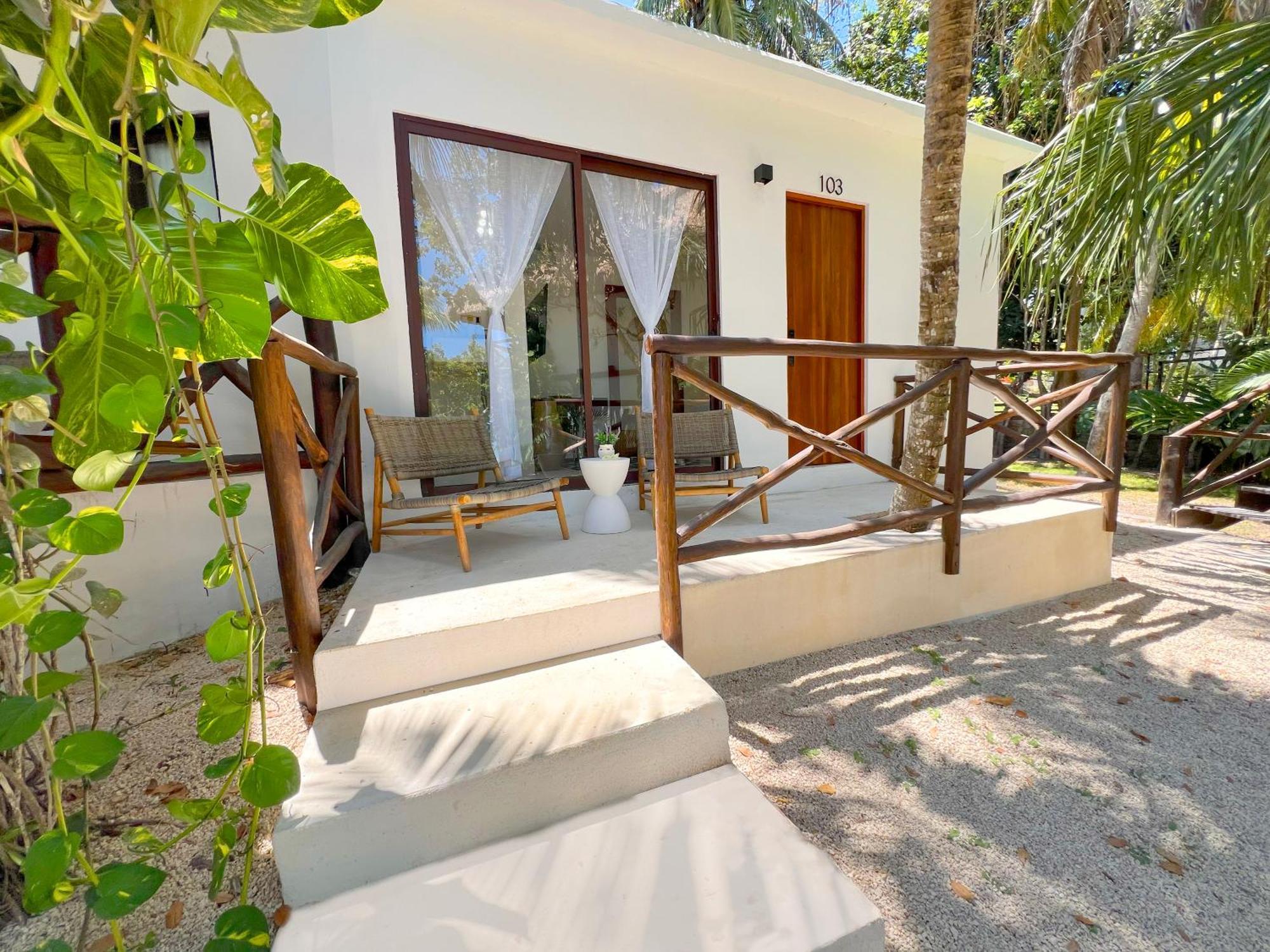 Hotel La Albarina Bacalar Habitación foto