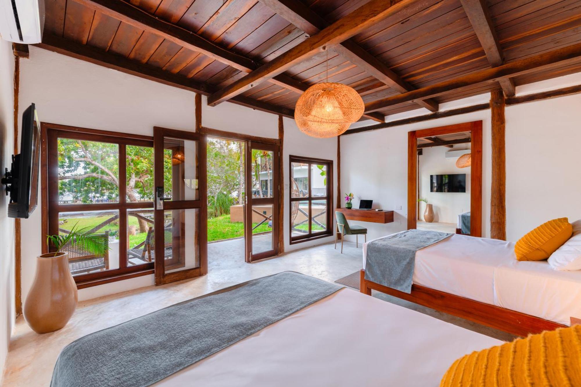 Hotel La Albarina Bacalar Habitación foto