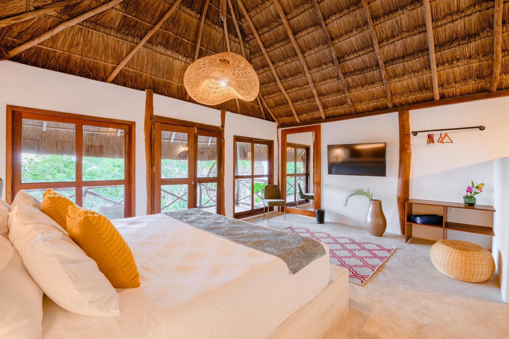 Hotel La Albarina Bacalar Habitación foto