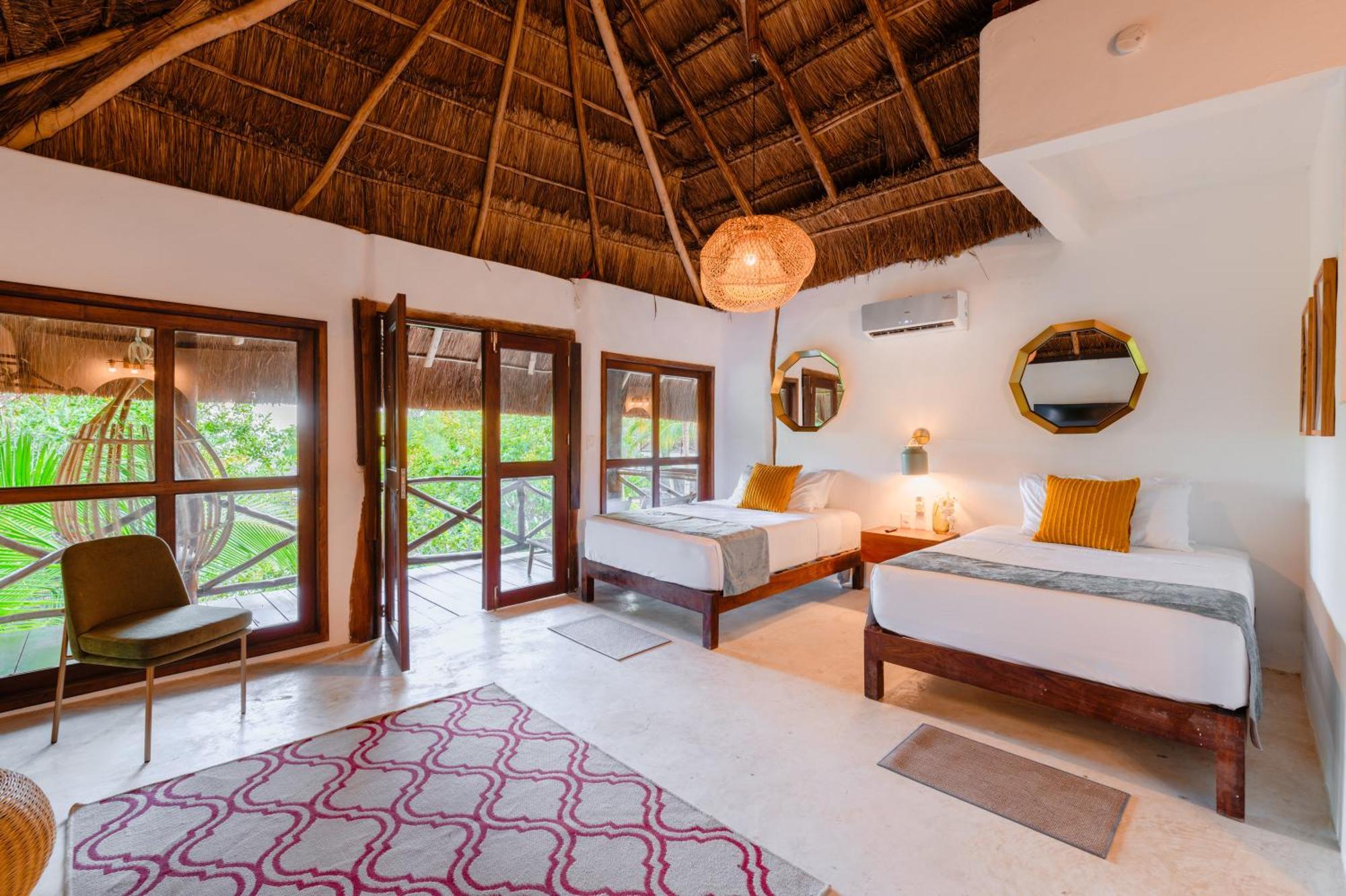 Hotel La Albarina Bacalar Habitación foto