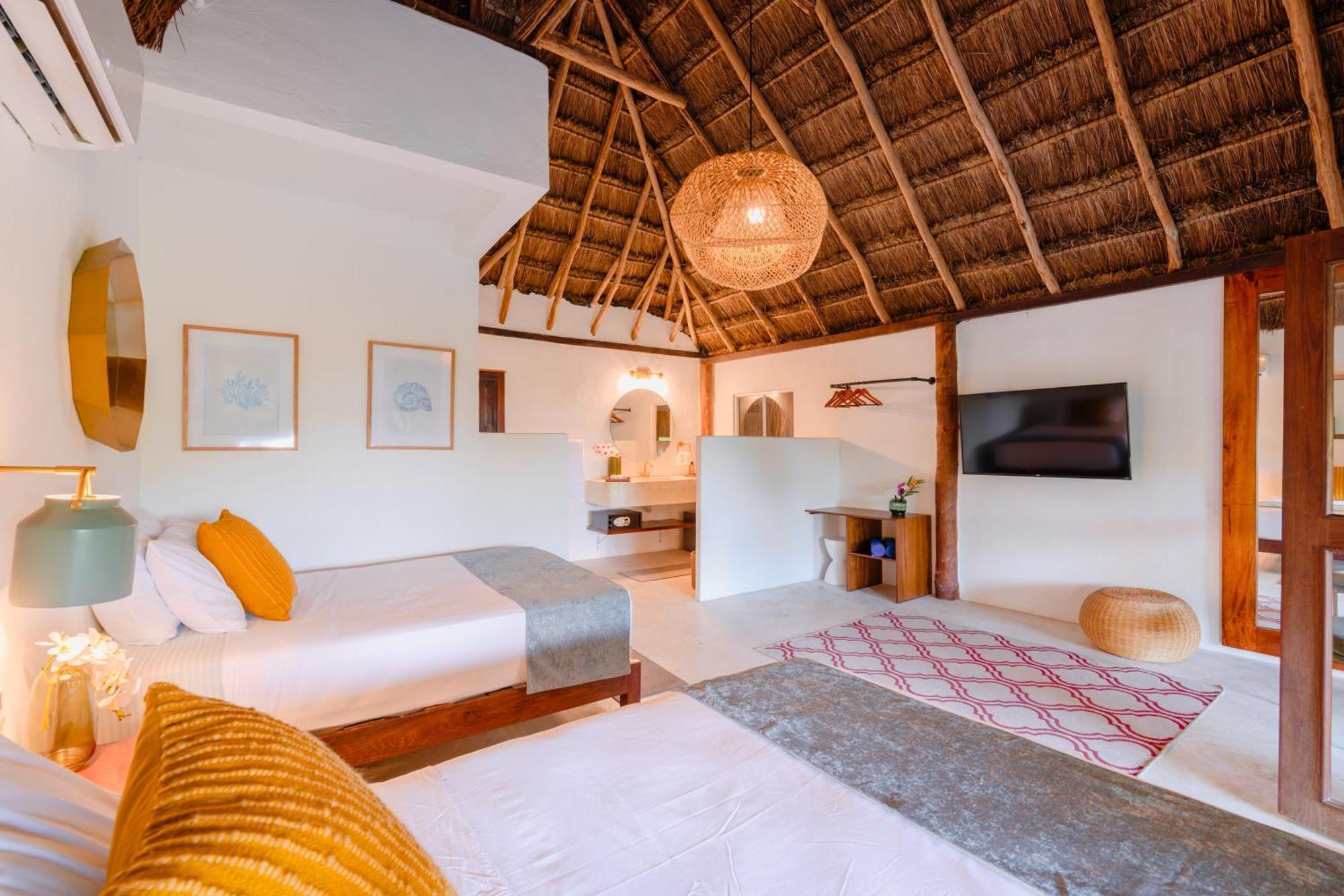 Hotel La Albarina Bacalar Habitación foto