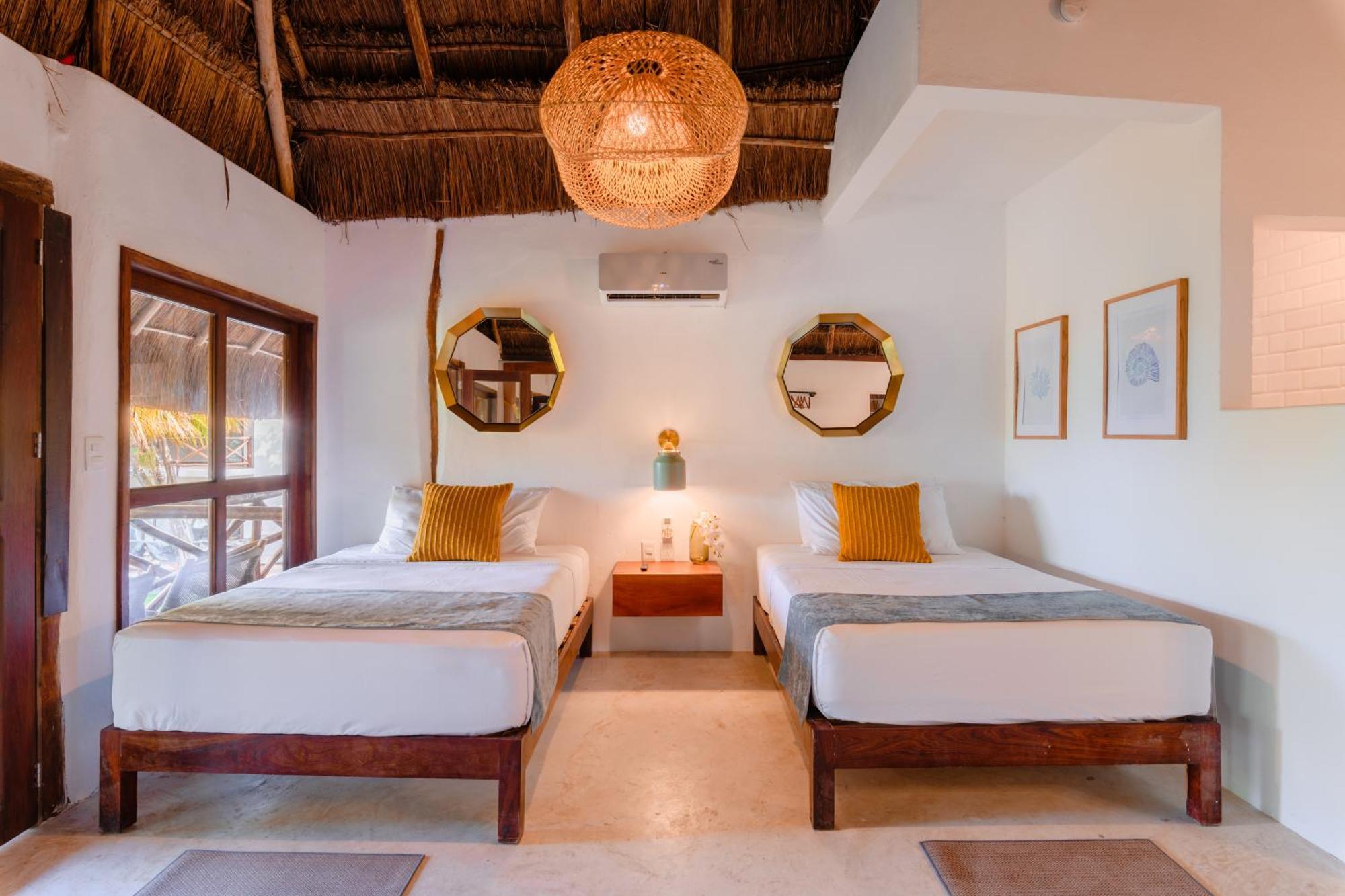 Hotel La Albarina Bacalar Habitación foto