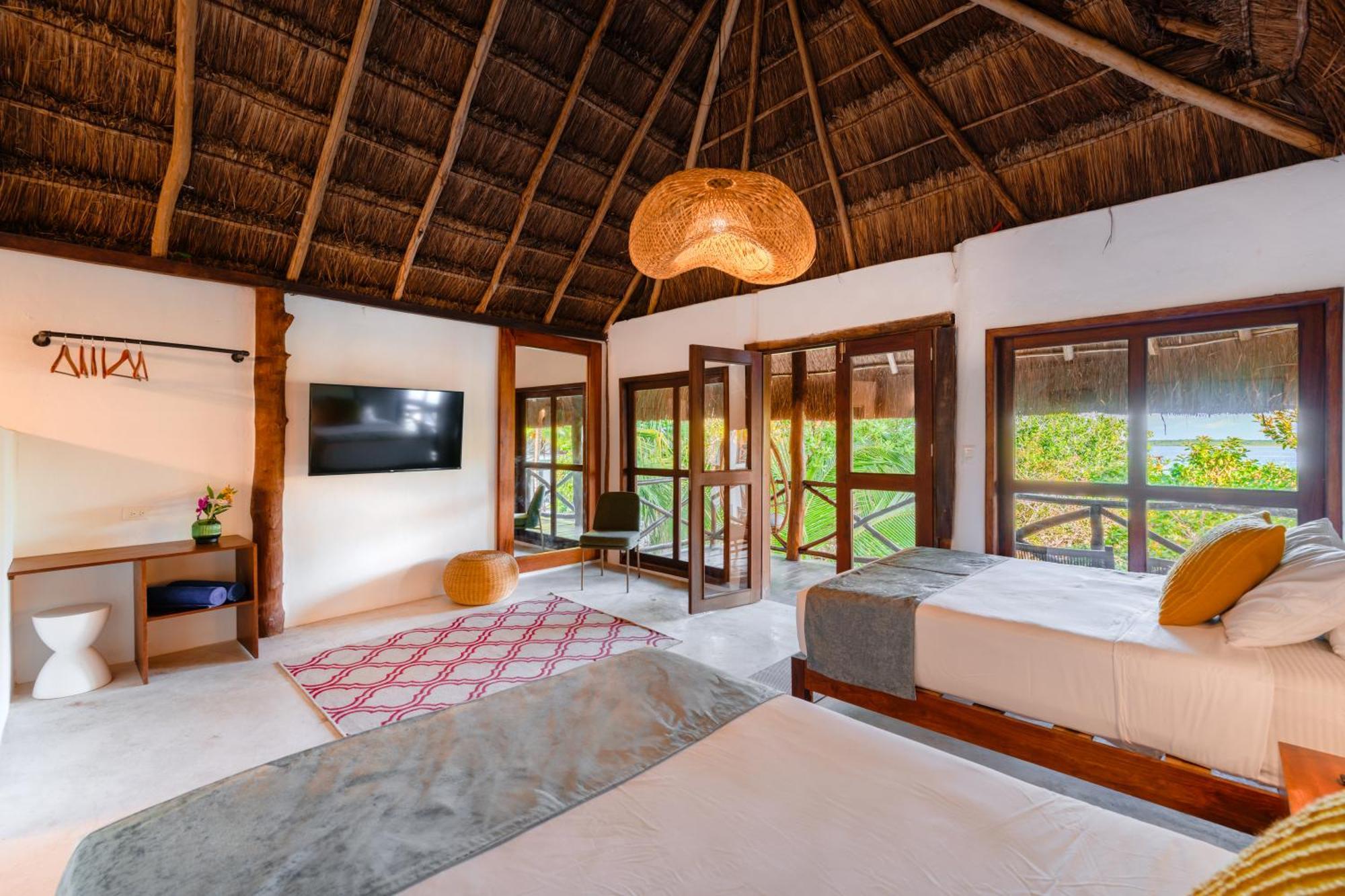 Hotel La Albarina Bacalar Habitación foto