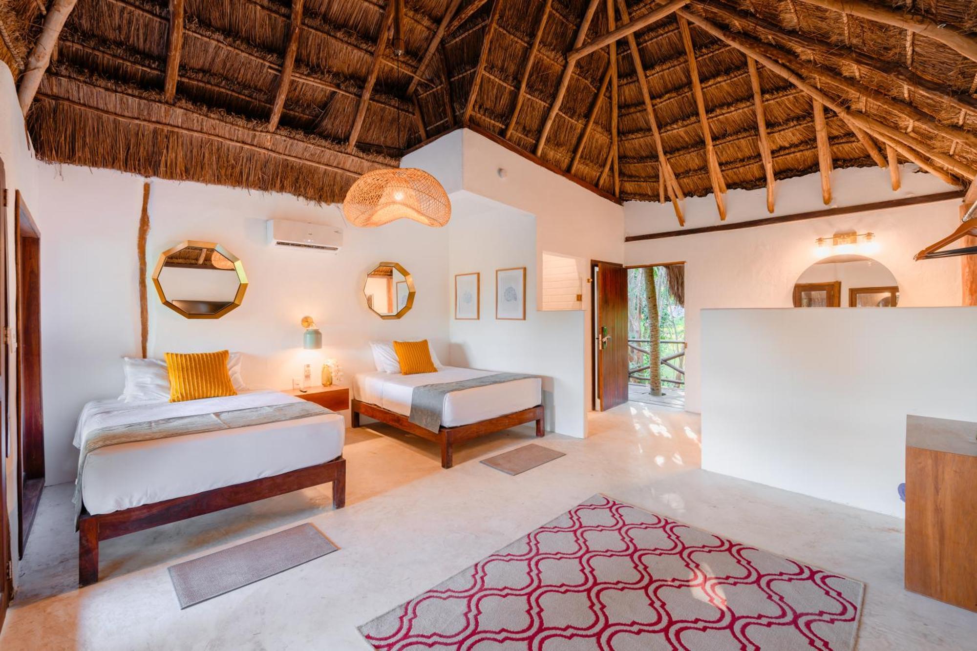 Hotel La Albarina Bacalar Habitación foto