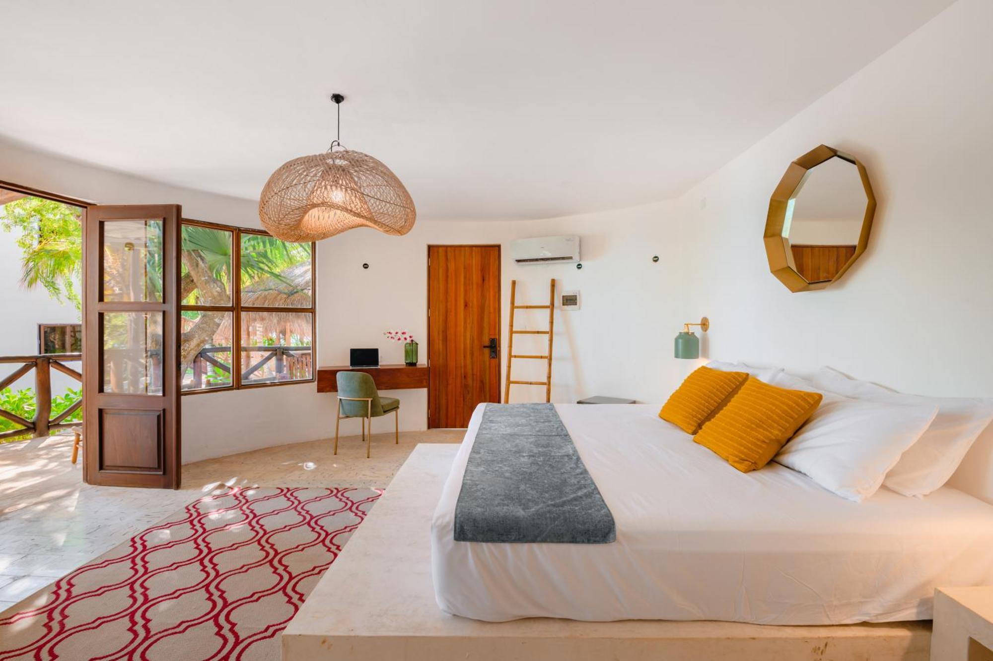 Hotel La Albarina Bacalar Habitación foto