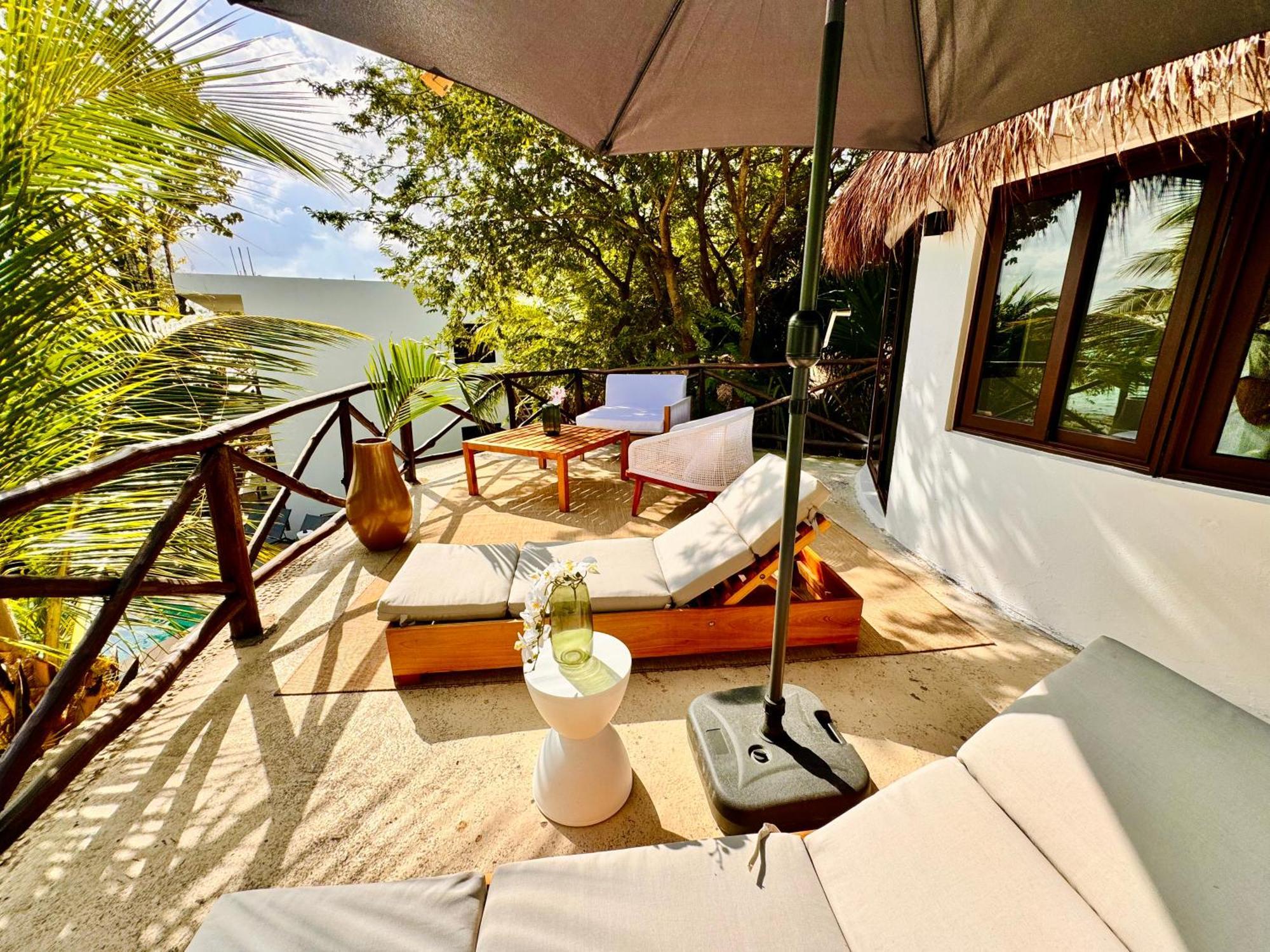 Hotel La Albarina Bacalar Habitación foto
