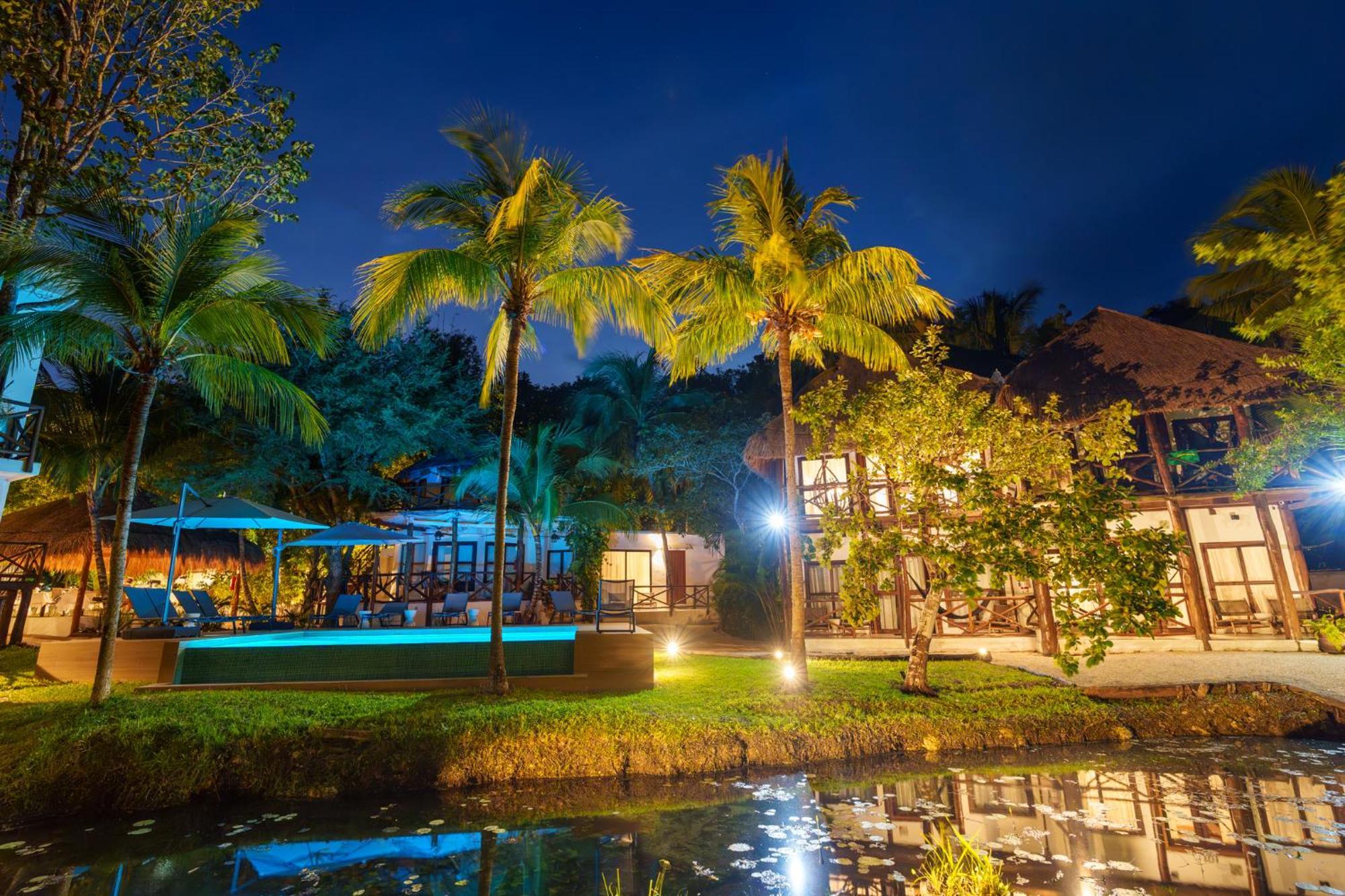 Hotel La Albarina Bacalar Exterior foto