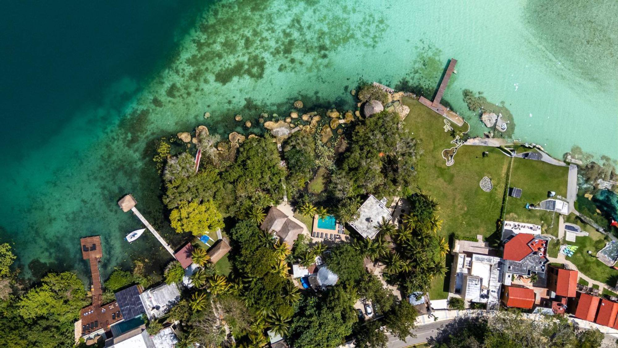 Hotel La Albarina Bacalar Exterior foto