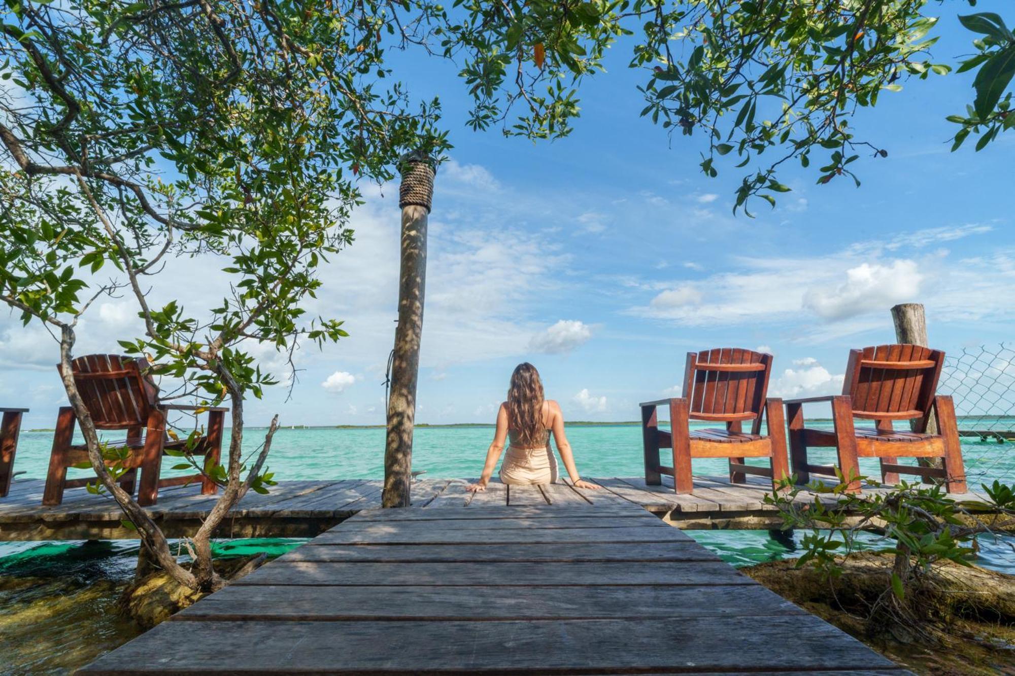 Hotel La Albarina Bacalar Exterior foto
