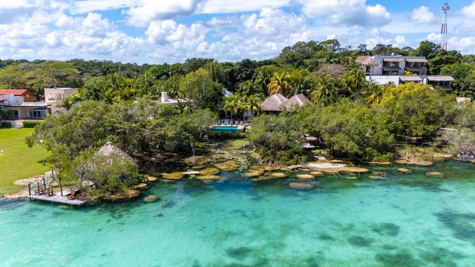 Hotel La Albarina Bacalar Exterior foto