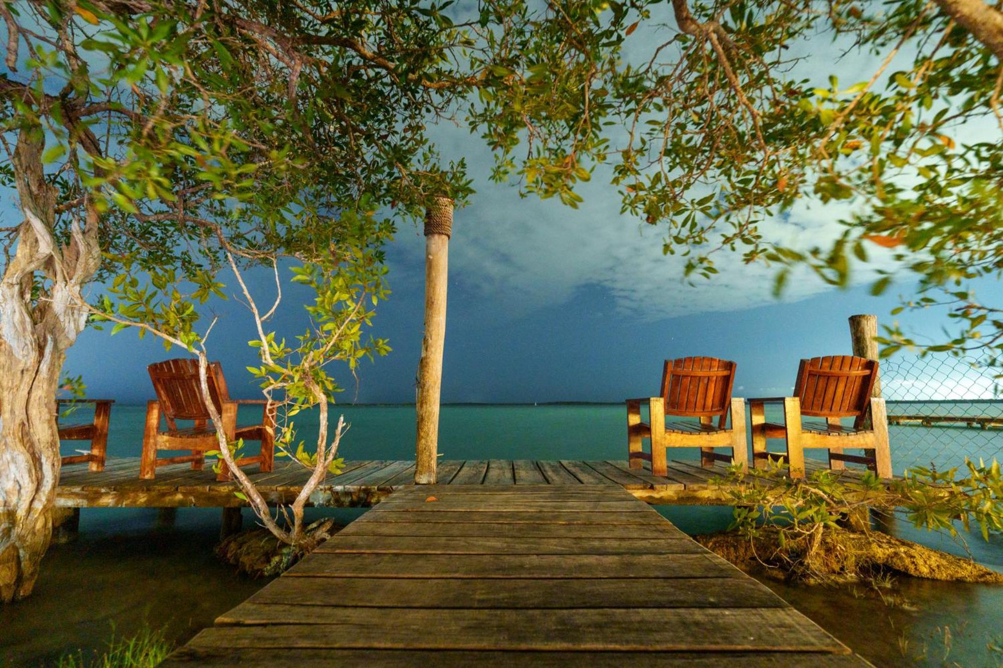Hotel La Albarina Bacalar Exterior foto