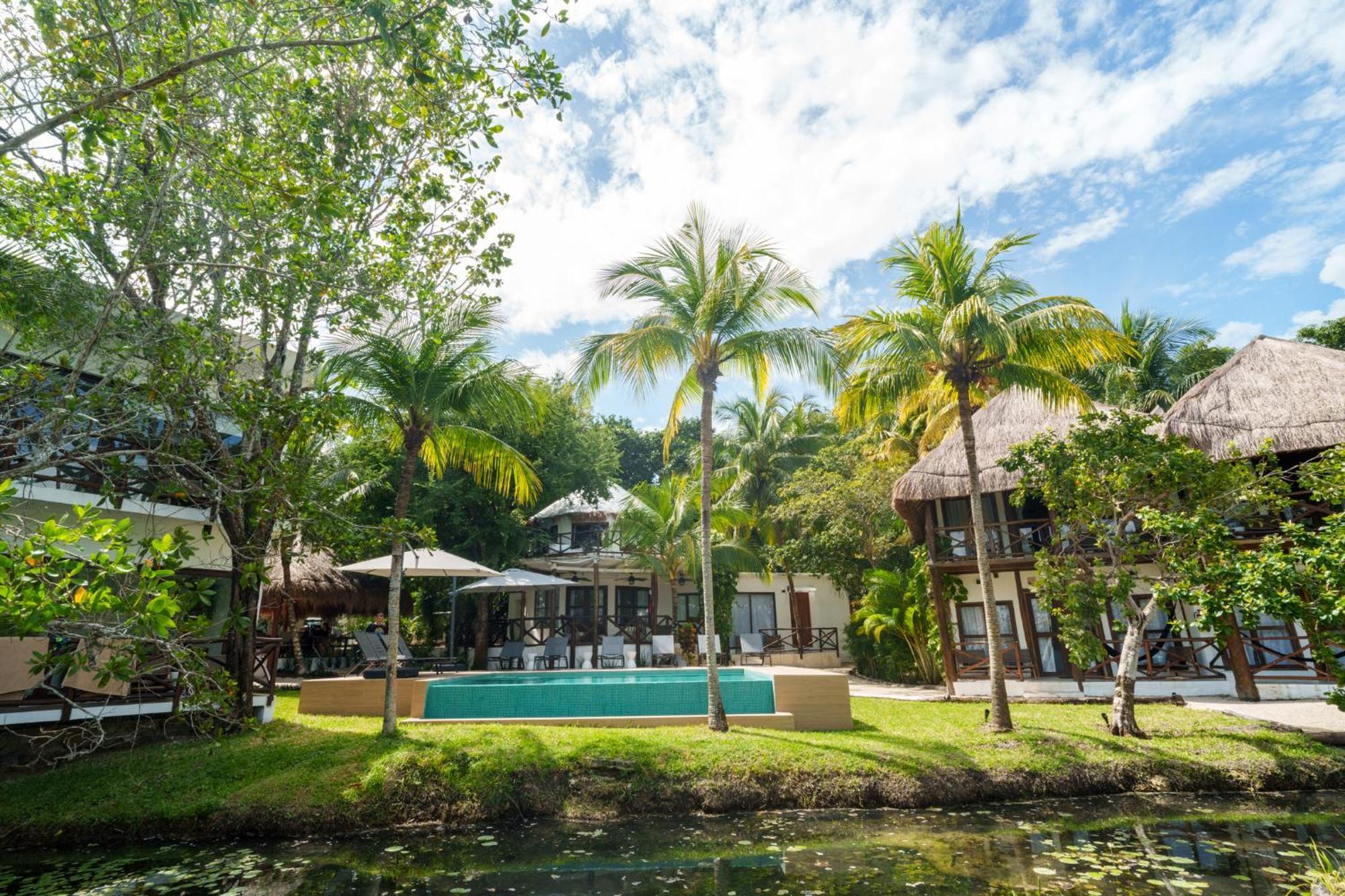 Hotel La Albarina Bacalar Exterior foto