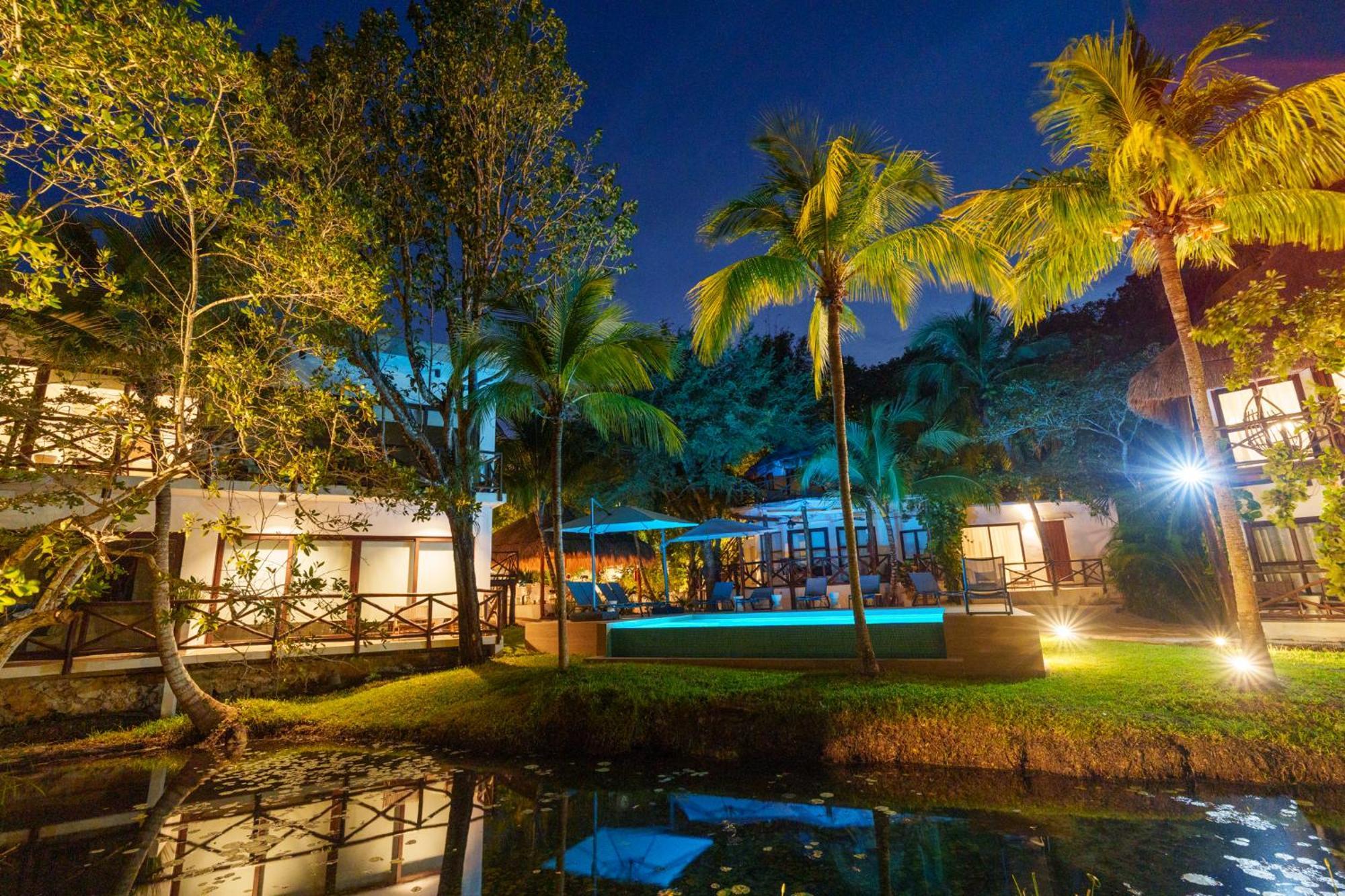 Hotel La Albarina Bacalar Exterior foto