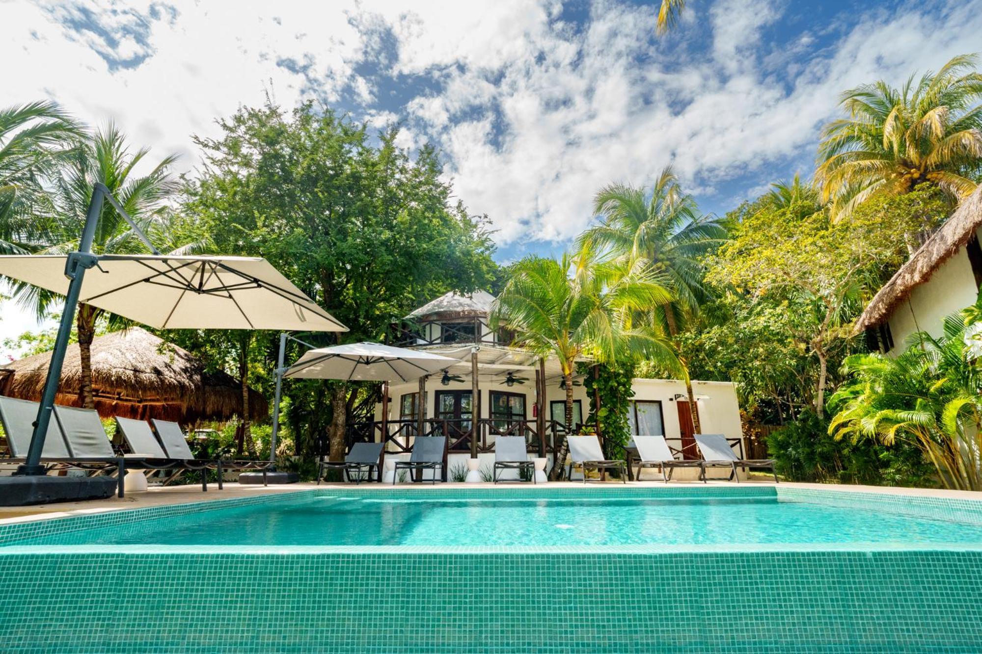 Hotel La Albarina Bacalar Exterior foto